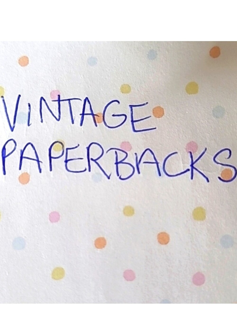 VTG PAPERBACK BOOKS